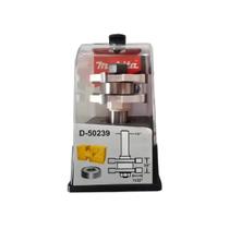 Fresa para tupia makita com encaixe e rolamento 12mm d-50239 uso madeira