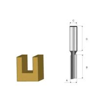 Fresa Paralela Dupla 3mm Haste 6mm Makita D09210 Fresa Paralela Dupla 3mm Haste 6mm Makita D09210