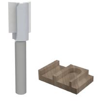 Fresa Paralela Para Tupia Manual Rasgo 08 mm G14 -140815-01 Haste 06mm Radix