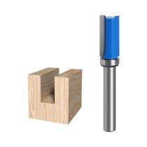 Fresa Reta De 8mm Com Haste Dupla E Guia De Rolamento Para Marcenaria, Acabamento E Corte De Fresa Reta De 8mm Com Haste Dupla E Guia De Rolamento Para Marcenaria, Acabamento E Corte De