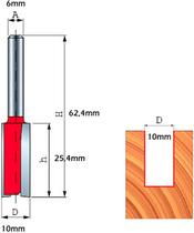 Fresa Reta Paralela Corte Ø10mm x Haste Ø6mm MM-01006 Freud