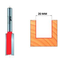 Fresa Reta Paralela Ø 20,0 x 19 mm Topo Cortante Haste 06 mm 04-15506 - Freud