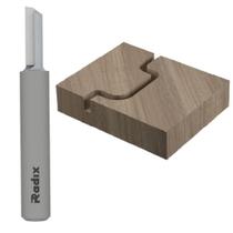 Fresa Reta Rasgo 4mm G15 Para Tupia Manual 150410-01 haste 06mm Radix