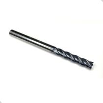 Fresa Topo Reto 4 Cortes 10,0 x 50 x H 10 x 150 mm (Extra Longa) Metal Duro 45 HRC