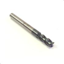 Fresa Topo Reto 4 Cortes 4,0 x 10 x H 4 x 50 mm Metal Duro 45 HRC Fresa Topo Reto 4 Cortes 4,0 x 10 x H 4 x 50 mm Metal Duro 45 HRC
