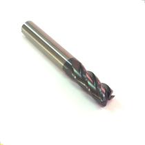 Fresa Topo Reto 4 Cortes 8,0 x 20 x H 8 x 60 mm Metal Duro 45 HRC