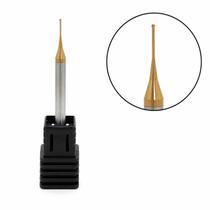 Fresa Topo Reto Long Neck 0,8mm N6 2c Metal Duro 60HRC Fresa Topo Reto Long Neck 0,8mm N6 2c Metal Duro 60HRC