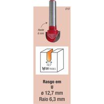 Fresa Tupia Borda Meia Cana 12.7mm Haste 6mm Fresa Tupia Borda Meia Cana 12.7mm Haste 6mm