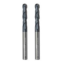 Fresadora de topo de metal duro WEXWE Tools Extra Long Ball Nose 2 Flute Fresadora de topo de metal duro WEXWE Tools Extra Long Ball Nose 2 Flute