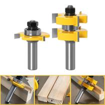 Fresas De Encaixe Macho Fêmea 47Mm Haste 1/2 Pol. Para Tupia