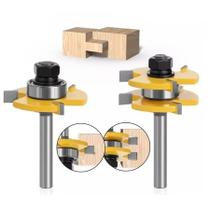 Fresas Macho E Fêmea Para Tupia Laminadora Haste 6mm Fresas Macho E Fêmea Para Tupia Laminadora Haste 6mm