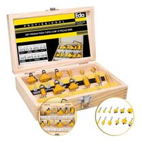 Fresas para tupia jogo c/12pcs de 6mm