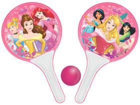 Frescobol Princesas Disney Infantil Com Duas Raquetes E Bola Rosa Para Praia Frescobol Princesas Disney Infantil Com Duas Raquetes E Bola Rosa Para Praia