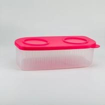 Fresh Box Retangular 1L Flamingo