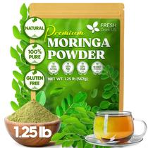 FRESHDRINKUS, sachês de chá de folha de goiaba premium em pó, 100% natural e puro. Chá de ervas. Sem açúcar, sem cafeína, sem glúten, vegano. (20 oz de pó de moringa)