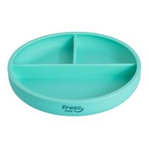Freso Baby Prato Alimentação Infantil BLW Introdução Alimentar Bebê Silicone Livre BPA Atóxico Impermeável Antibacteriano com Ventosa e Divisória
