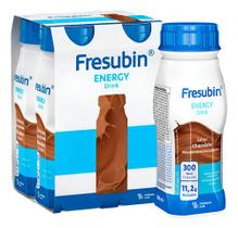 Fresubin Energy Drink 200ml - Chocolate - Kit Com 4