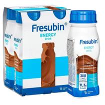 Fresubin Energy Drink Chocolate 200ml Fresenius Pack c/4 Hipercalórico com proteínas