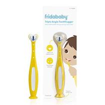 FridaBaby Triple-Angle Toothhugger Training Toothbrush for Toddler Oral Care, Yellow