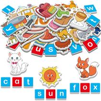 Fridge Magnets Quilinz CVC Jogos de palavras para crianças com letras