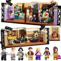 FRIENDS OS APARTAMENTOS de MÔNICA E CHANDLER COM 7 PERSONAGENS Conjunto em Blocos de montar TAMESOVER TOYS 2048 PEÇAS