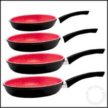 Frigideira 22cm 24cm 26cm 28cm Sem Tampa Indução Gás Vitrocerâmico Elétricos Antiaderente Cozinha