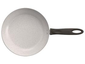 Frigideira 24 cm Revestimento Cerâmico Antiaderente Mineral Resist Cor Vanilla Ceramic Life Suprema Brinox