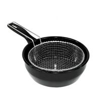 Frigideira 24 Diametro Esmaltada com Cesto de Fritura 22 Cm
