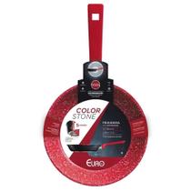 Frigideira 26 cm ColorStone de alumínio com antiaderente Titânio - Euro Home