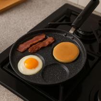 Frigideira 3 Divisórias Antiaderente 23cm Ovos Alumínio Fogão Gás Indução Frigideira 3 Divisórias Antiaderente 23cm Ovos Alumínio Fogão Gás Indução