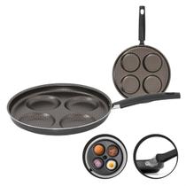 Frigideira 4 Divisórias Gourmet 20cm Antiaderente Multifuncional