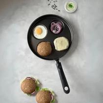 frigideira 4 em 1 brinox vermelha frita ovo hamburger