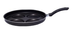 Frigideira 4 Ovos Antiaderente Preta Nº26 1,6 Litros