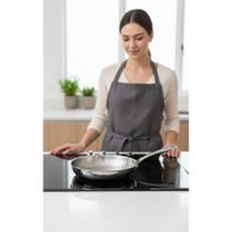 Frigideira Aço Inox Corpo Triplo 26cm 2,2L Cozimento Rápido Frigideira Aço Inox Corpo Triplo 26cm 2,2L Cozimento Rápido