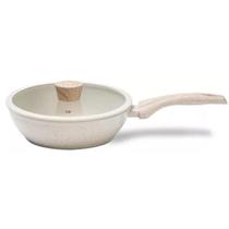 Frigideira Alta 24cm Tampa Ceramic Sirius Indução Vanilla Brinox