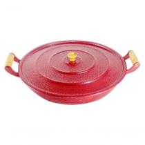 Frigideira Alumínio Craqueada Trad 36Cm Vermelho