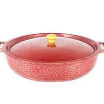 Frigideira Alumínio Fundido Craqueada Alça Meia Lua 28cm