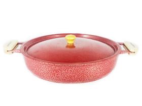 Frigideira Alumínio Fundido Craqueada Alça Meia Lua 30cm