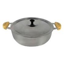 Frigideira Alumínio Fundido Polida Alça Meia Lua 40CM 7,3L Diviforte Frigideira Alumínio Fundido Polida Alça Meia Lua 40CM 7,3L Diviforte