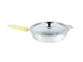 Frigideira Alumínio Fundido Polida Cabo de Madeira 20cm Frigideira Alumínio Fundido Polida Cabo de Madeira 20cm