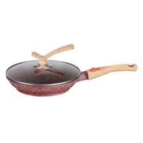 Frigideira Alumínio Revestimento Cerâmico Antiaderente com Tampa de Vidro Tamanho: 24cm HM9363