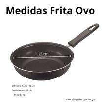 Frigideira Antiaderente 12cm Tamanho Ideal 1 Ovo Não Gruda Cereja com Bege Frigideira Antiaderente 12cm Tamanho Ideal 1 Ovo Não Gruda Cereja com Bege
