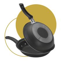Frigideira Antiaderente 18cm Teflon Para Ovos e Panquecas