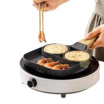 Frigideira Antiaderente 3 em 1 para Ovos Bacon Café da manhã