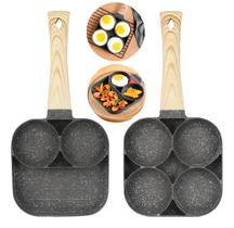 Frigideira Antiaderente 4 Em 1 P/ Fritar Ovo Hambúrguer Bife