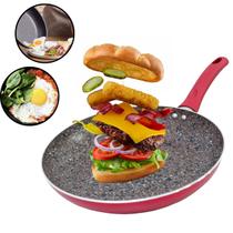 Frigideira Antiaderente Ceramica P/ Ovo Fogão Cooktop 24cm Healthy Granito Profissional Fogão Cooktop Indução/Gás/Elétrico Pedra Cozinha Profissional