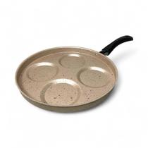 Frigideira Antiaderente Colore 4 Ovos Bege Stone AA 26cm Frigideira Antiaderente Colore 4 Ovos Bege Stone AA 26cm
