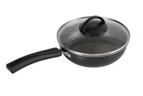 Frigideira antiaderente com tampa de vidro n16 600ml Frigideira antiaderente com tampa de vidro n16 600ml