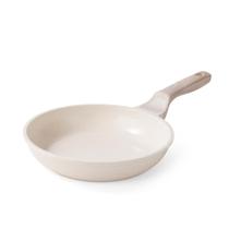 Frigideira antiaderente de cerâmica de indução hansubute 20cm branca