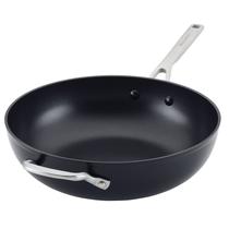Frigideira antiaderente de indução anodizada rígida KitchenAid 31 cm